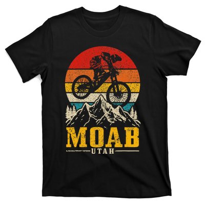 Moab Utah Vintage Mountain Bike Mtb Downhill Usa T-Shirt