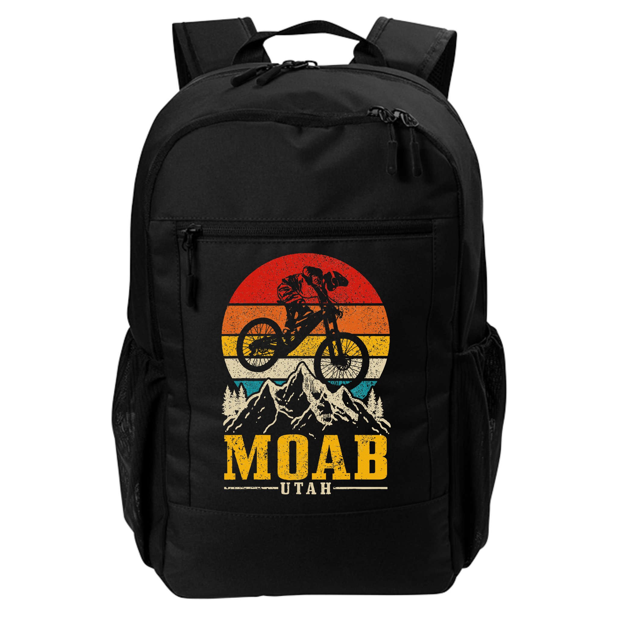 Moab Utah Vintage Mountain Bike Mtb Downhill Usa Backpack
