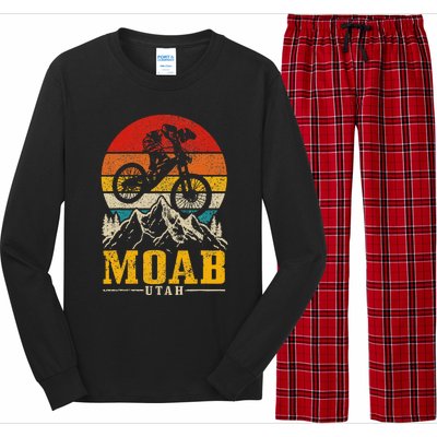 Moab Utah Vintage Mountain Bike Mtb Downhill Usa Long Sleeve Pajama Set