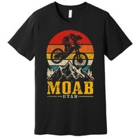 Moab Utah Vintage Mountain Bike Mtb Downhill Usa Premium T-Shirt