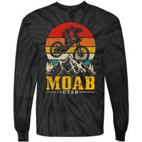 Moab Utah Vintage Mountain Bike Mtb Downhill Usa Tie-Dye Long Sleeve Shirt