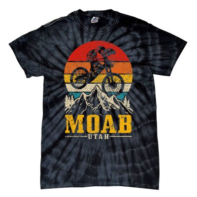 Moab Utah Vintage Mountain Bike Mtb Downhill Usa Tie-Dye T-Shirt