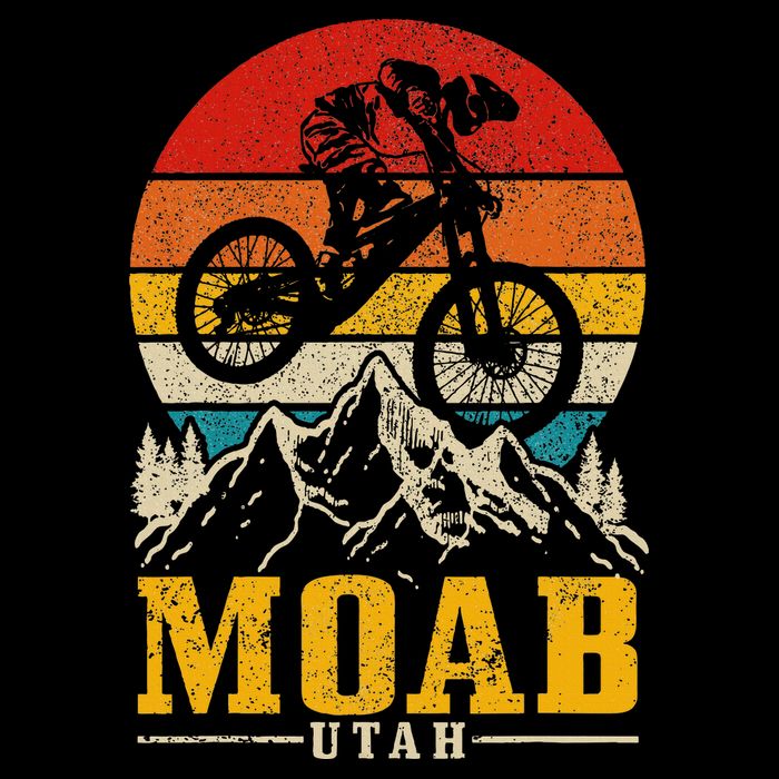 Moab Utah Vintage Mountain Bike Mtb Downhill Usa Tank Top