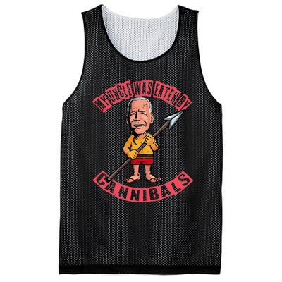 My Uncle Was Eaten By Cannibals Mesh Reversible Basketball Jersey Tank