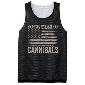 My Uncle Was Eaten By Cannibals Mesh Reversible Basketball Jersey Tank