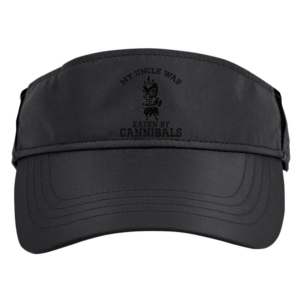 My Uncle Was Eaten By Cannibals Funny Biden Adult Drive Performance Visor