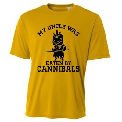 My Uncle Was Eaten By Cannibals Funny Biden Cooling Performance Crew T-Shirt