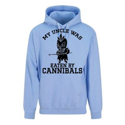 My Uncle Was Eaten By Cannibals Funny Biden Unisex Surf Hoodie