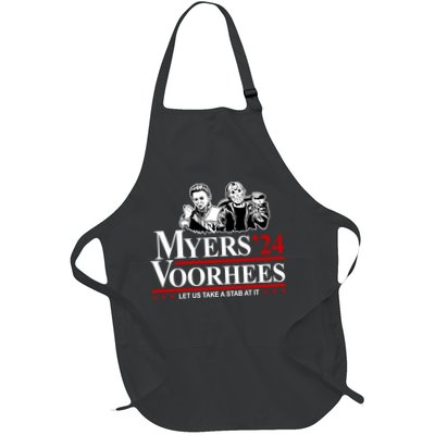Myers Voorhees 24 Let Us Take A Stab At It Funny Scary Apron