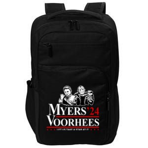 Myers Voorhees 24 Let Us Take A Stab At It Funny Scary Impact Tech Backpack