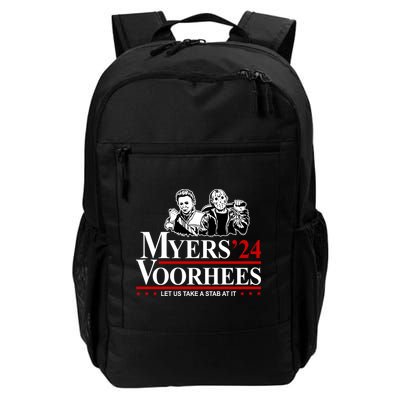 Myers Voorhees 24 Let Us Take A Stab At It Funny Scary Daily Commute Backpack