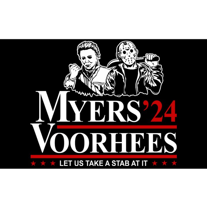 Myers Voorhees 24 Let Us Take A Stab At It Funny Scary Bumper Sticker