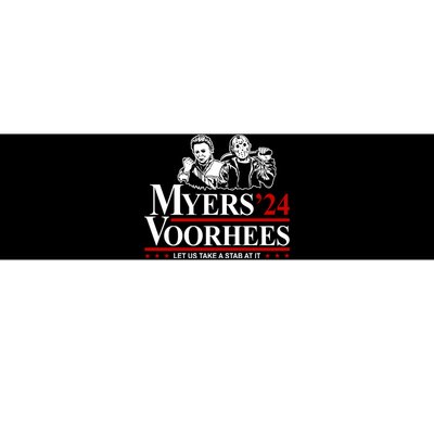 Myers Voorhees 24 Let Us Take A Stab At It Funny Scary Bumper Sticker