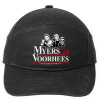 Myers Voorhees 24 Let Us Take A Stab At It Funny Scary 7-Panel Snapback Hat