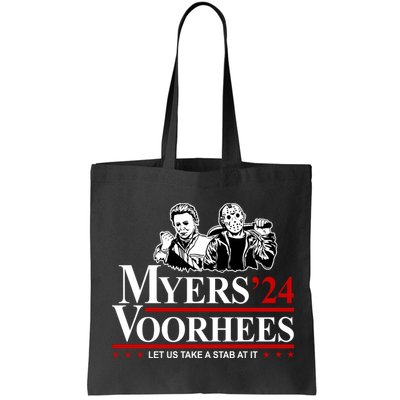 Myers Voorhees 24 Let Us Take A Stab At It Funny Scary Bag