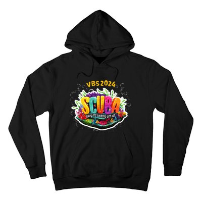 Matching Vbs 2024 Scuba Diving Into Friendship With God Hoodie