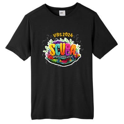 Matching Vbs 2024 Scuba Diving Into Friendship With God Tall Fusion ChromaSoft Performance T-Shirt