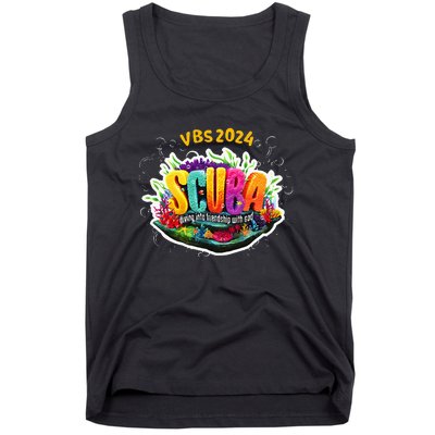 Matching Vbs 2024 Scuba Diving Into Friendship With God Tank Top