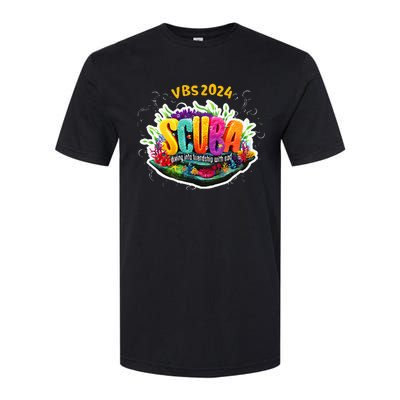 Matching Vbs 2024 Scuba Diving Into Friendship With God Softstyle® CVC T-Shirt