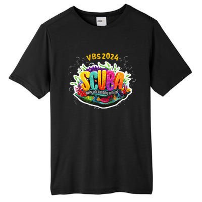 Matching Vbs 2024 Scuba Diving Into Friendship With God Tall Fusion ChromaSoft Performance T-Shirt