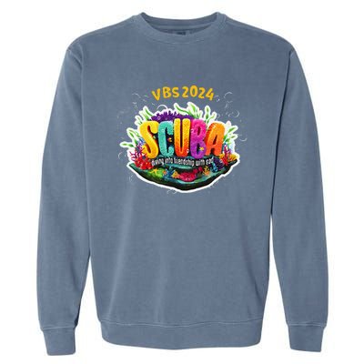 Matching Vbs 2024 Scuba Diving Into Friendship With God Garment-Dyed Sweatshirt