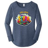 Matching Vbs 2024 Scuba Diving Into Friendship With God Women's Perfect Tri Tunic Long Sleeve Shirt