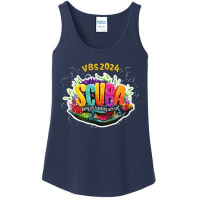 Matching Vbs 2024 Scuba Diving Into Friendship With God Ladies Essential Tank