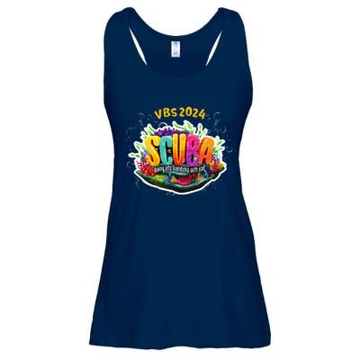 Matching Vbs 2024 Scuba Diving Into Friendship With God Ladies Essential Flowy Tank