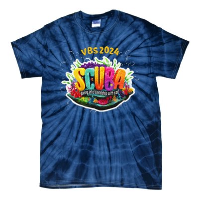 Matching Vbs 2024 Scuba Diving Into Friendship With God Tie-Dye T-Shirt