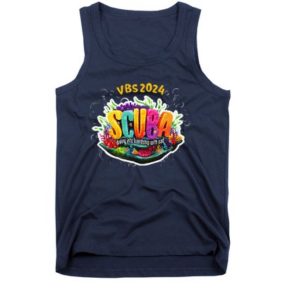 Matching Vbs 2024 Scuba Diving Into Friendship With God Tank Top