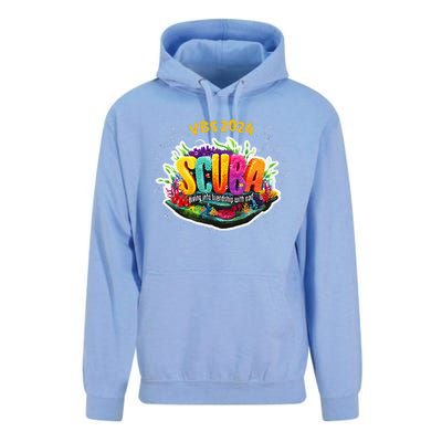 Matching Vbs 2024 Scuba Diving Into Friendship With God Unisex Surf Hoodie