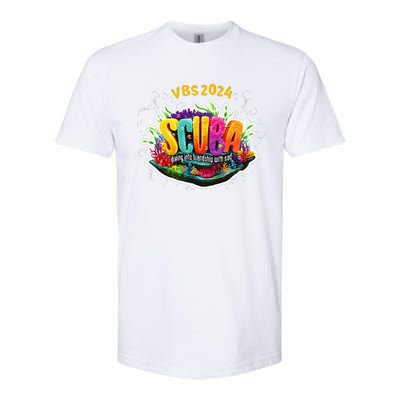 Matching Vbs 2024 Scuba Diving Into Friendship With God Softstyle CVC T-Shirt