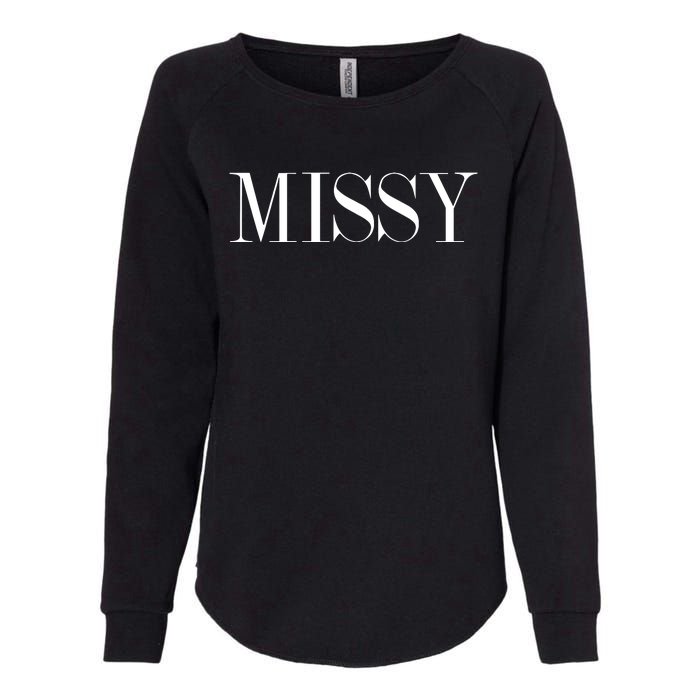 Missy Vintage 90s Magazine Style Concert Womens California Wash Sweatshirt