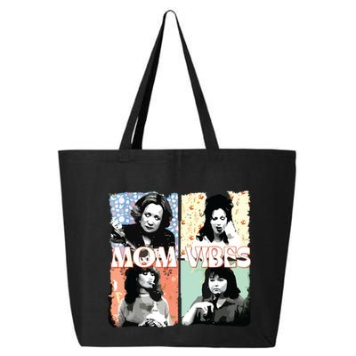 Moms Vibes 90s Tv Moms Mothers Day Funny 25L Jumbo Tote