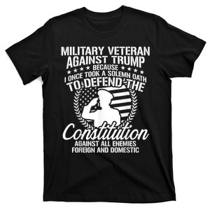 Military Veterans Against Trump 2020 Usa Election T-Shirt