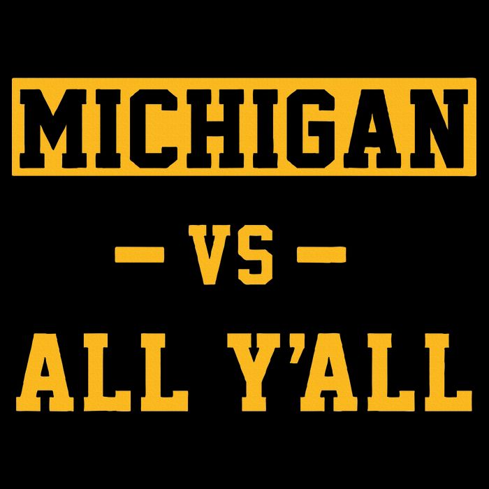 Michigan vs All Y'all  Everyone  Backpack