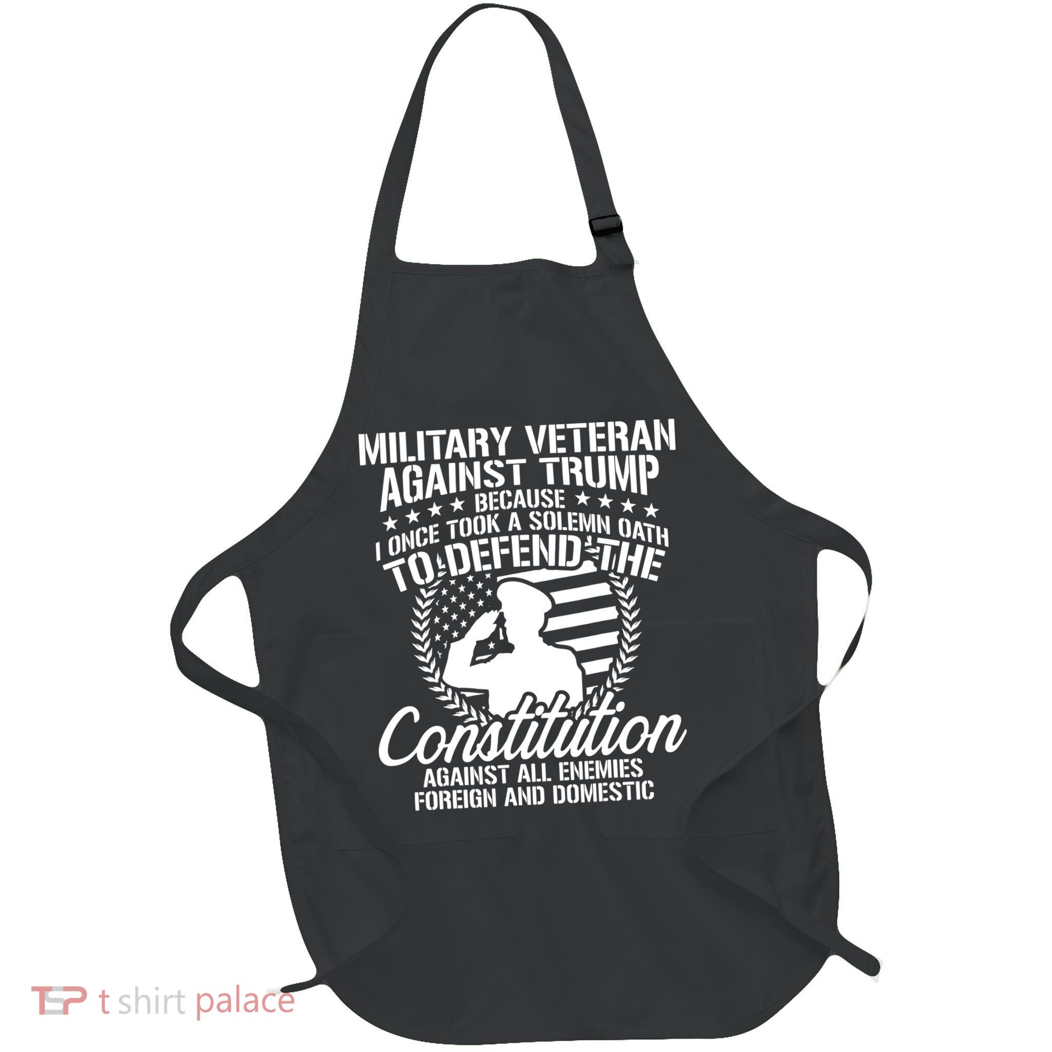 Military Veterans Against Trump 2020 Usa Election Apron