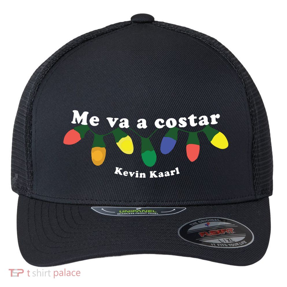 Me Va A Costar Kevin Kaarl Flexfit Unipanel Trucker Cap