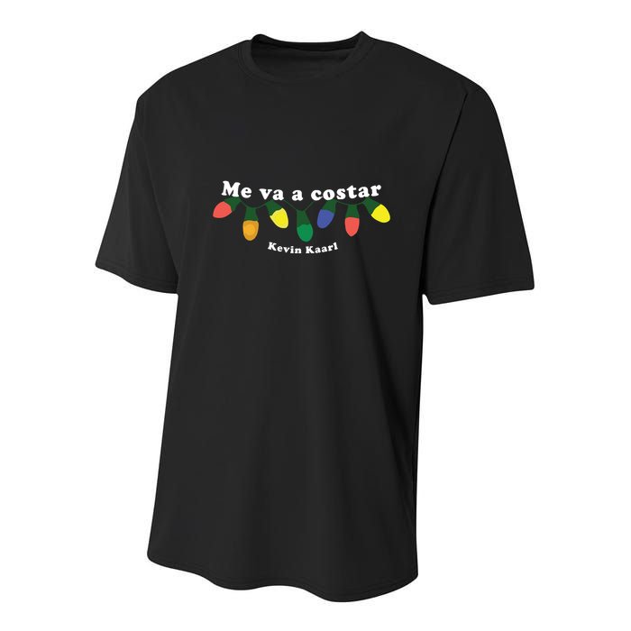 Me Va A Costar Kevin Kaarl Youth Performance Sprint T-Shirt
