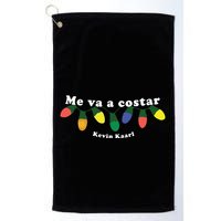Me Va A Costar Kevin Kaarl Golf Towel