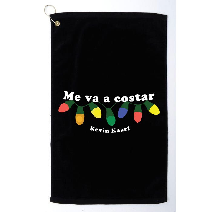 Me Va A Costar Kevin Kaarl Golf Towel