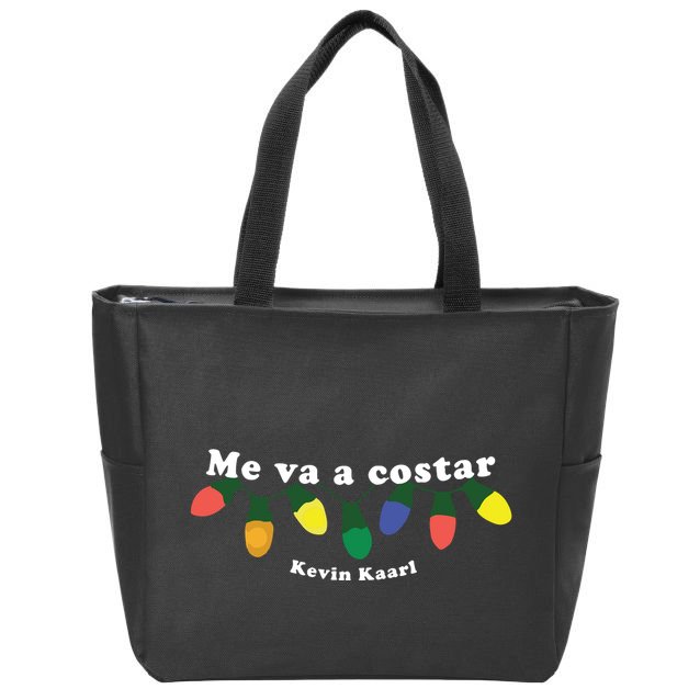 Me Va A Costar Kevin Kaarl Zip Tote Bag