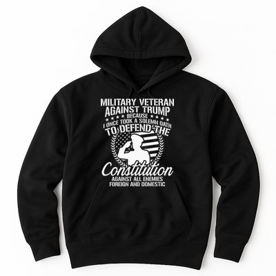 Military Veterans Against Trump 2020 USA Election Hoodie