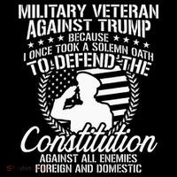 Military Veterans Against Trump 2020 USA Election Flatbill Hat