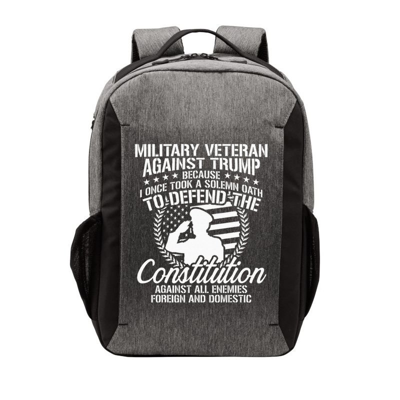 Military Veterans Against Trump 2020 USA Election Vector Backpack
