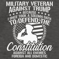 Military Veterans Against Trump 2020 USA Election Vector Backpack