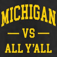 Michigan vs All Y'all  Throwback   Cool Comfort Performance Bucket Hat