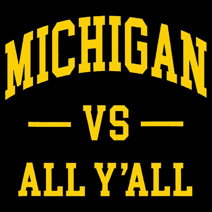 Michigan vs All Y'all  Throwback   Backpack