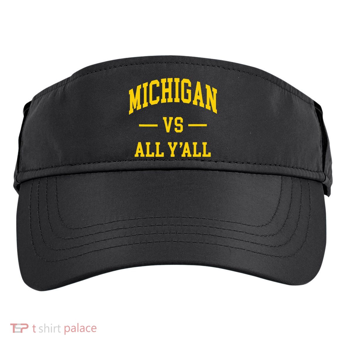 Michigan vs All Y'all  Throwback   Adult Drive Performance Visor