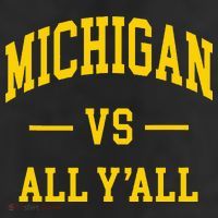 Michigan vs All Y'all  Throwback   11oz C Handle Ceramic Mug